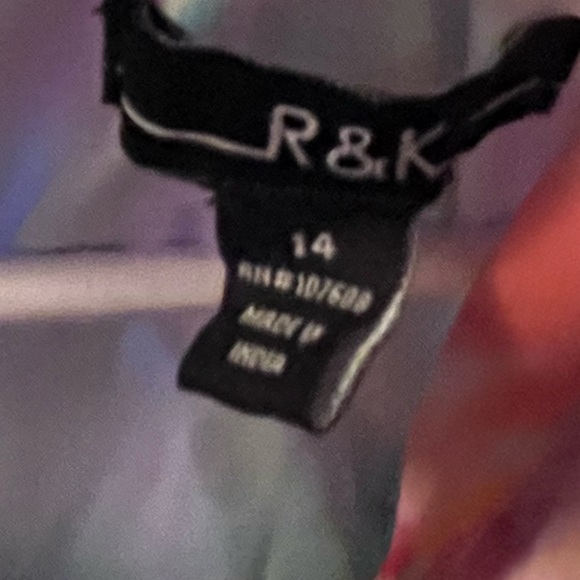 Teal floral dress - Picture 2 of 3